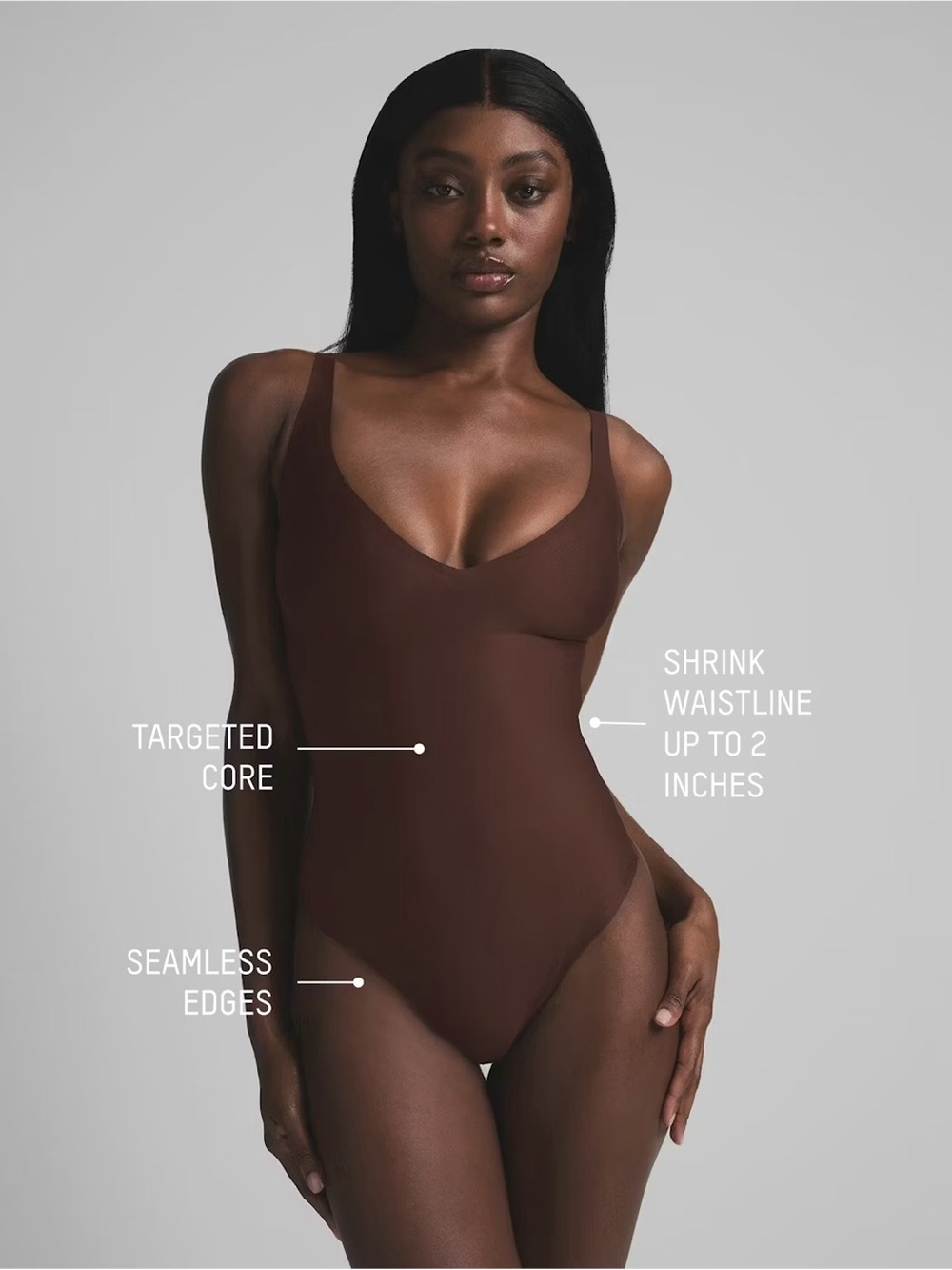 SKIMS Body Core Sculpt Plunge Bodysuit